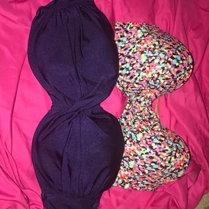 2 VICTORIA SECRET BATHING SUIT TOPS!